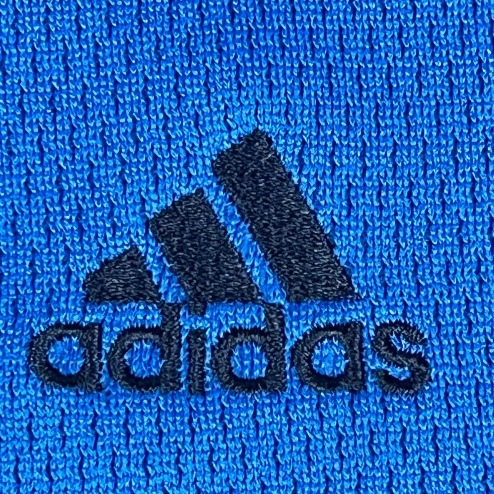 Adidas Long Sleeve Shirt Mens XL Blue 3-Stripe Performance Training Crew Neck‎